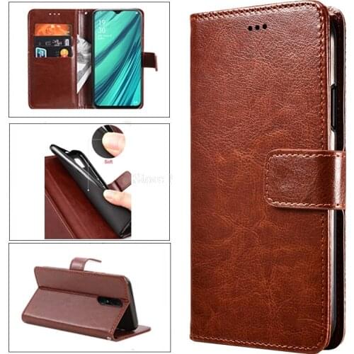 OPPO A1 A1S A3 A3S A5 A5S A7 A9 F5 F7 F9 Realme3 F11 Pro Phone Cover Leather Flip Wallet Case For OPPO AX5S X Lite Funda Case