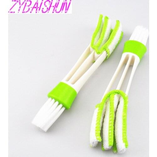 Car dashboard vents keyboard cleaner air outlet tool brush for Skoda Octavia Fabia Rapid Superb Yeti Roomster