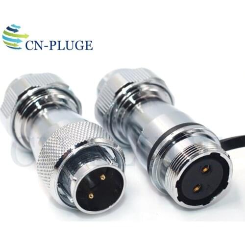 WS20 Series 2 3 4 5 6 7 8 9 10 12 pin Automotive Wire Connector Industrial equipment power Docking Cable Connector Plug & Socket