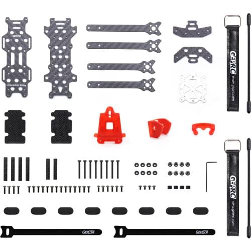 GEPRC GEP-CB4 Carbon fiber Frame Accessories/Crocodile Baby 4" HD Quadcopter Drone Repair parts