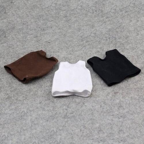 1/6 Scale Men Fashion Vest Clothes Male Solid Color Vest Clothing Suit Set Model for 12'' Action Figure Body Doll Toy