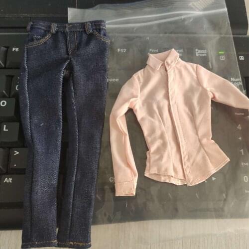 1/6 Female suit jeans model clothing for 12 inch action figure body accessories