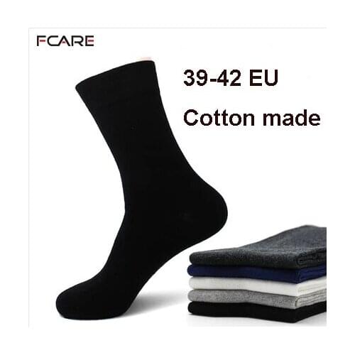 Fcare 10PCS=5 pairs mens dress socks 39,40,41,42 black white business dress socks calcetines men cotton socks