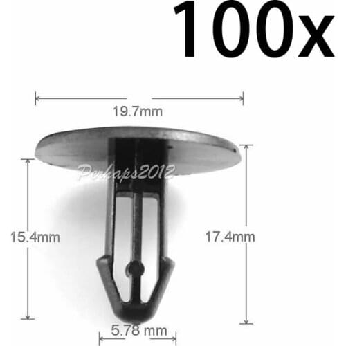 100x 91501-SEA-003 91501-SNA-003 91501SEA003 Windscreen Cowl Scuttle Panel Retainer Trim Fastener clips