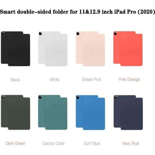 2020 IPad Pro12.9 Smart Double-sided Clip Protective Cover Silicone Case