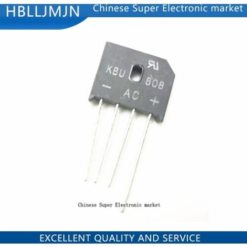 5PCS KBU808 KBU-808 8A 800V diode bridge rectifier