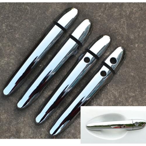 8x ABS Chrome Door Handles Cover Trim With Smart Keyhole Fit for MazdaCX-5 CX5 2012-2016 Car Styling Auto Accessories