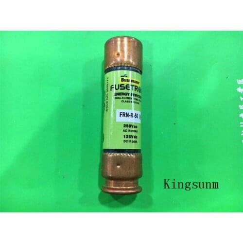 Free shipping 5pcs FRN-R 50 delay fuse fuse 20X76MM BUSSMANN new genuine 50A250V