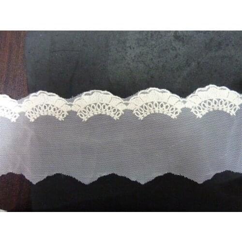 Free shipping Flower white cotton embroidered lace,3-15cm width,XERYmx002