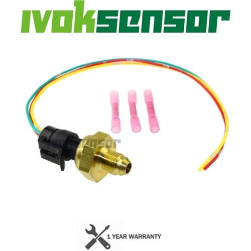1850352c2 Exhaust Back Pressure Sensor EBP Transducer For Ford Powerstroke 6.0L 2005-2007 With Pigtail Connector Plug Kit