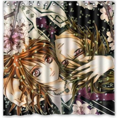 Vampire Knight Pattern Creative Bath Shower Curtains Bathroom Waterproof Polyester Fabric Shower Curtain 180x180cm