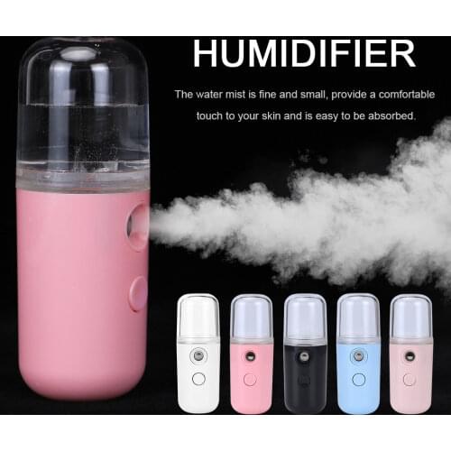 30ml Mini Nano Face Steamer USB Nebulizer Facial Sprayer Humidifier Hydrating Anti-aging Wrinkle Women Beauty Skin Care Sprayer