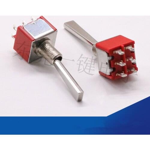 MTS-202-E1-T6-RS Six feet second gear Flat short handle Button connector Rocker switch pcb board Drone