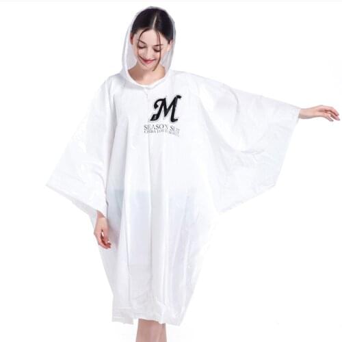 Non Disposable Adult Raincoat Light Fashionable Poncho