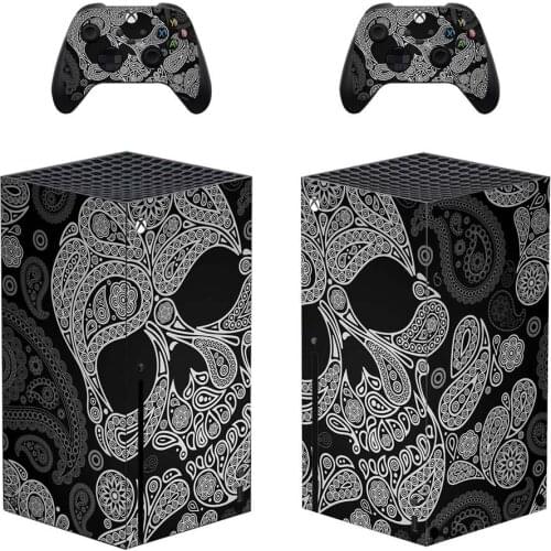 New Skull Skin Sticker Cover for Xbox Series X Console and Controllers Xbox Series X Skin Sticker Decal Vinyl