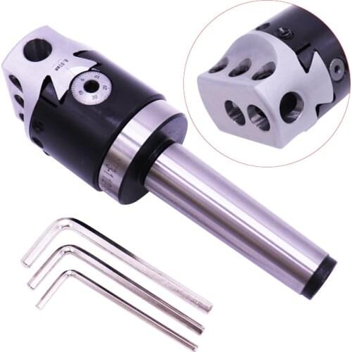 50MM MT3-M12 Universal Usage F1-12mm Boring Head With Morse Taper Shank Tool Kit Set For Lathe Milling