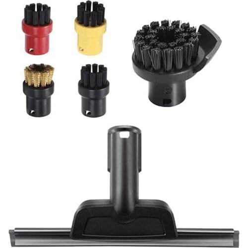 Window Nozzle Scraper Round Brush For Karcher SC1 SC2 SC3 SC4 SC5 For Steam Cleaner Sweeper Brushes Parts Accessories