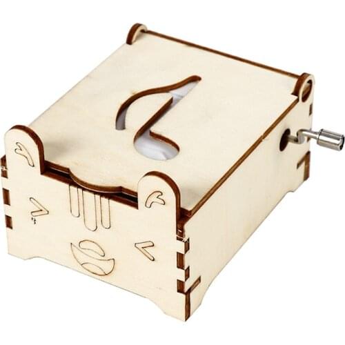 DIY creative technology small production hand-cranked music box puzzle assembly toy model manual material package