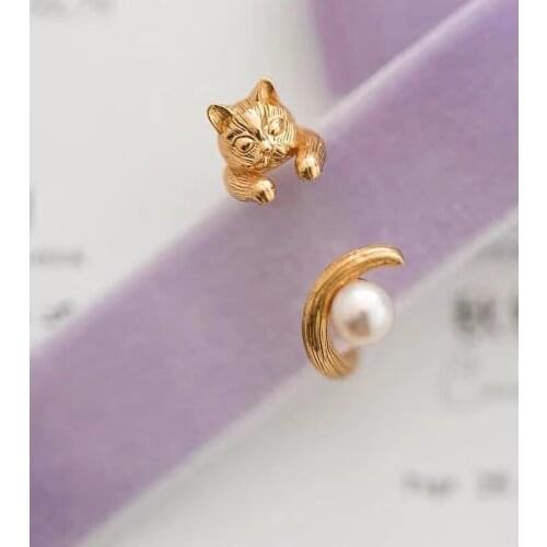 Animal Shape 925 Sterling Silver Adjustable Ring Settings Findings Mountings Parts for Pearl Corals Jade Crystal, 5pcs/lot