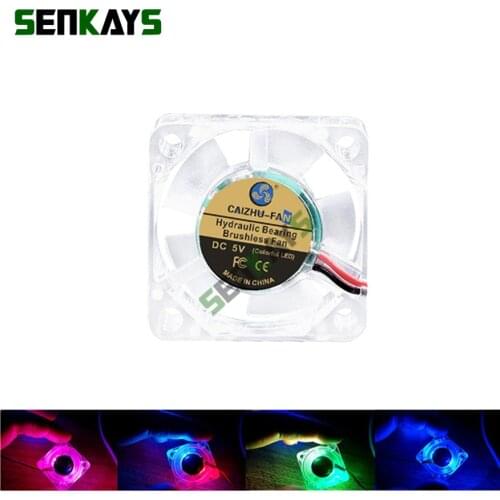 3D Printer Fan 3010 30MM 30*30*10MM 3cm Cooling fan Graphics Card Fan DC5v 12v 24v Automatic Color Change with 2pin