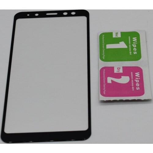 10pcs Full cover protective glass for samsung galaxy A8 2018 A530 Plus A730 Tempered Glass Screen Protector Cover