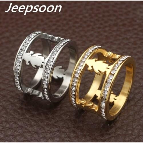 Hot Wholesale Newest Fashion Jewelry stainless steel gold color and Silver color Superior quality rings for women Gift RBJFDEBE