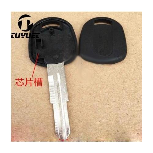 10PCS/lot Uncut Blade Car Key Blanks Case for Buick Excelle Transponder key Shell