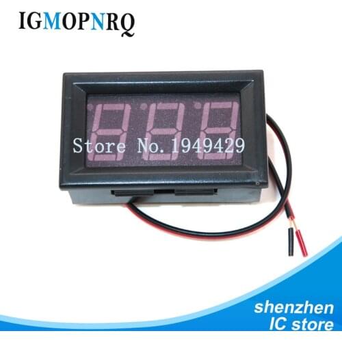 2 Wires 0.56 inch Digital Voltmeter 4.5-30V / DC4.5-30V Red blue white green orange LED Vehicles Motor Volt Voltage Panel LED