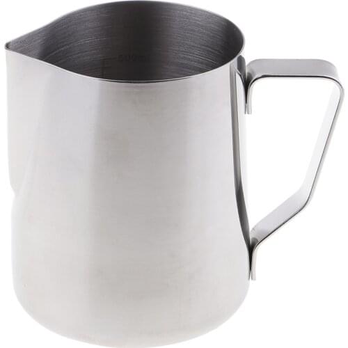 300ml/500ml 304 Stainless Steel Milk Frothing Coffee Pitcher Candle Making Pitcher Candle Making Wax Melting Pouring Pot