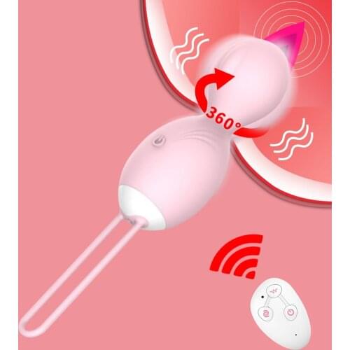 360° Rotate Smart Wireless Remote Control Jumping Egg Shrinking Ball Female Masturbation Sex Vibrating Kegel Women Toys Sex Shop