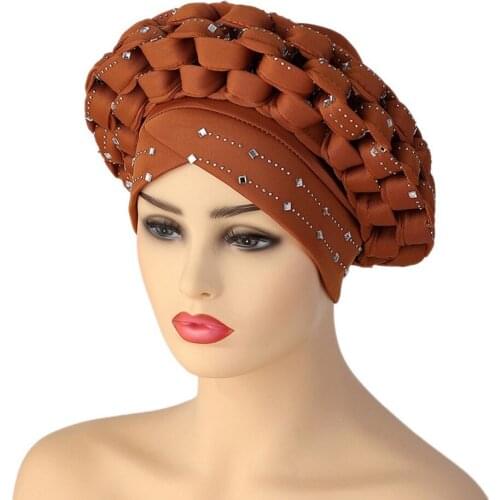 African Muslim Headband Hot Diamond Headband Hat Adjustable Indian Hat Ethnic Hat African Hat Is Suitable For Four Seasons Party