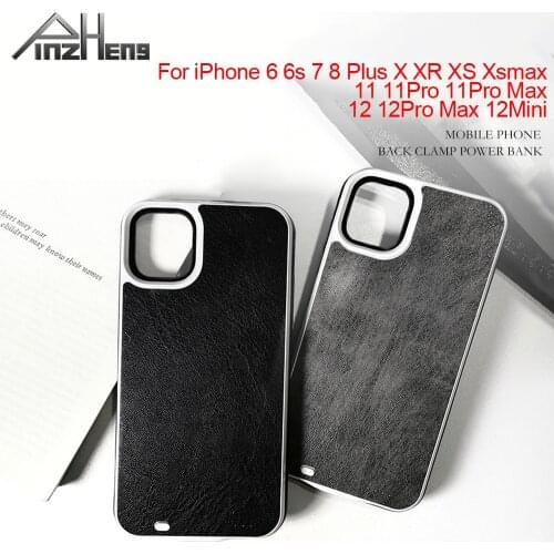 PINZHENG 5000mAh Battery Case For iPhone X XR Xs 11 12 Mini Pro Max Charging Case For 6 6s 7 8 Plus iPhone Battery Charger Case