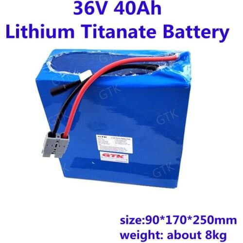 36V 40Ah LiFePo4 Battery Pack Rechargeable Lithium Iron Phosphate Pouch Cell With BMS For E-scooter Motorcycles