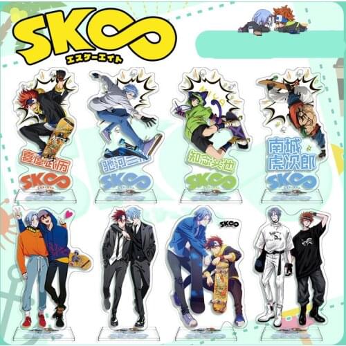 Anime SK8 the Infinity Reki Snow Miya Cheery Blossom Acrylic Stand Figure Desk DecorCollection Model Toy Gifts