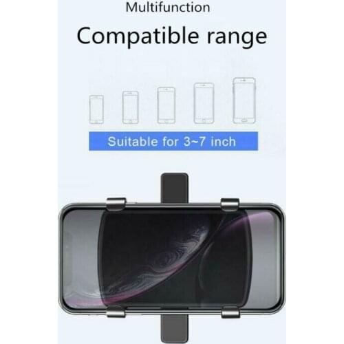 ABS Car Mobile phone holder Adjustable Angle Black Cradle Mount Universal 1PC 360