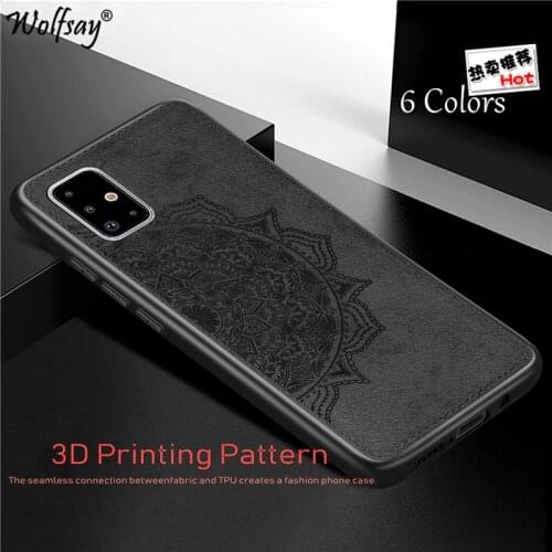 Cotton Fabric Case For Samsung Galaxy A51 Case Galaxy A51 A71 A21S M21 M31 Magnetic Phone Case For Samsung Galaxy S20 FE Cover