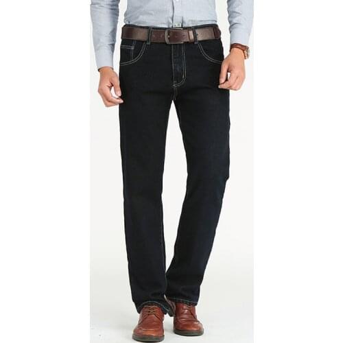 Summer Overalls Slim Fit Trousers Men Business Jeans Classic Spring Autumn Male Skinny Straight Stretch Brand Denim Pants