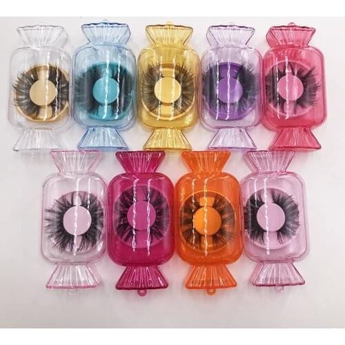 FDshine candy boxes without lashes for dramatic long eyelashes empty boxes