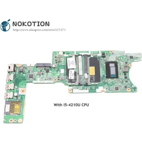 NOKOTION Laptop Motherboard For HP Pavilion 13-A X360 I5-4210U CPU DDR3L 767820-001 767820-501 774603-501 DA0Y61MB6E0