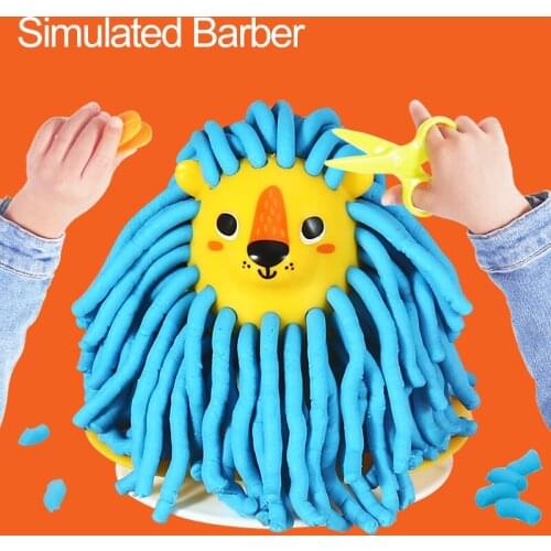 Modeling Clay/Slime Simulated Barber Animal Color Pastry Machine Childrens Toy Set Learning & Education Early Education Toy