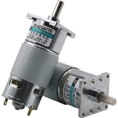 25W DC Gear Motor 12V/24V High Power High Torque Mute Motor 775 Motor Forward and Reverse Speed Regulating Motor