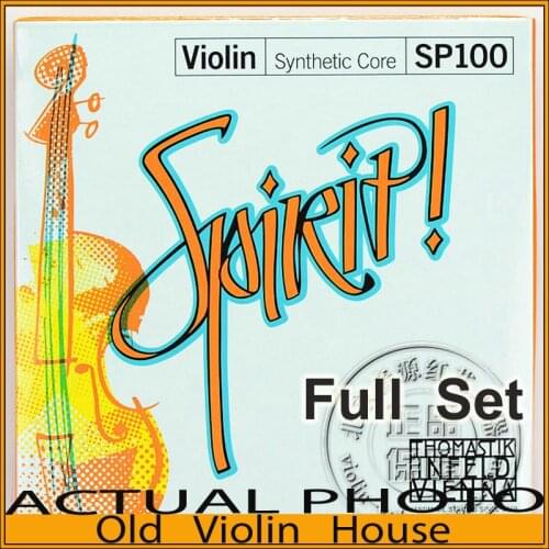 Original Thomastik Spirit Violin Strings (SP100)Set 4/4 with Removable E Ball-End, full set,made in Austria ,Hot sell