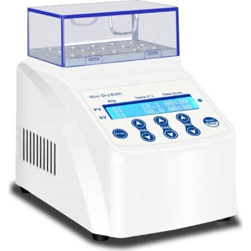 2021 Portable Heating Block Price Lab Mini Block Heater Dry Bath with 5 Optional Blocks GEL MAKER MACHINE