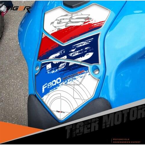 3D Resin Motorcycle Tank Pad Protection Fits for BMW F800GS F800 GS 2008-2012