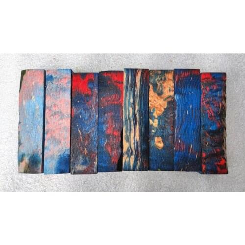 29x29x120mm MFL Maple Floc line stabilized wood pen blank