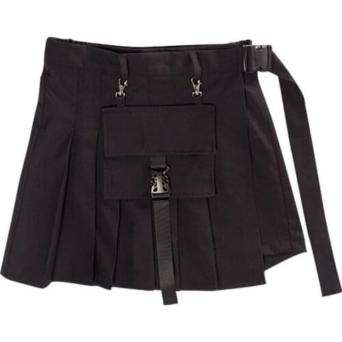 Hip Hop Outfits Jazz Dance Costumes Korean Girls Singer Group Black Skirt Women Team Show Customization Rave Dance Clothes 1693