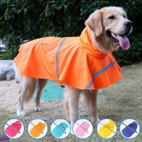 All Season Small Large Golden Retriever Outdoor Pet Dog Sports Raincoat Pet Coats Jacket Dog Clothes Waterproof Pet Clothing