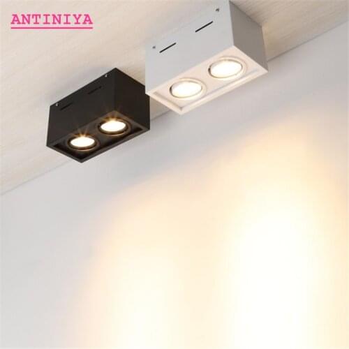 High quality surface mounted LED Dimmable Downlights LED COB Spotlights AC85-265V 10W 20W downlight Ceiling Lamp indoor lighting