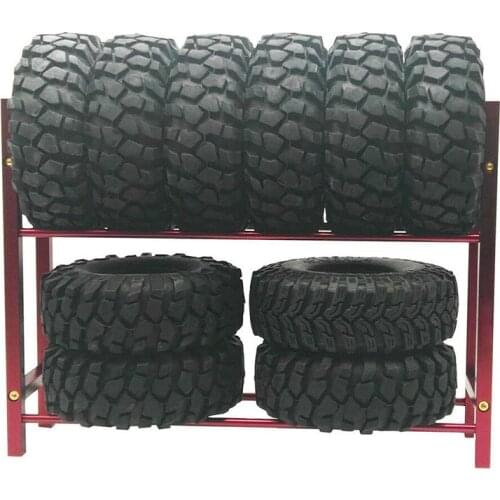 1Pcs Spare Tires Shelf Tire Tyre Rack Durable Metal for 1/10 SCX10 D90 RC Cars AN88