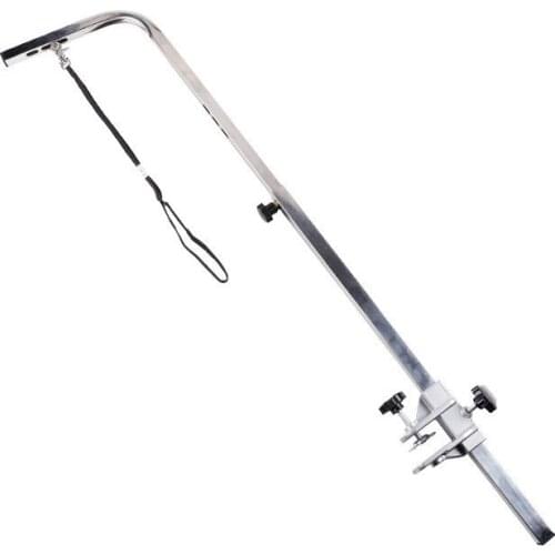 105cm Pets Steel Suspension Grooming Bracket with sling Adjustable Metal Table Arm Support Dog cat Holder for Bath Desk CW240